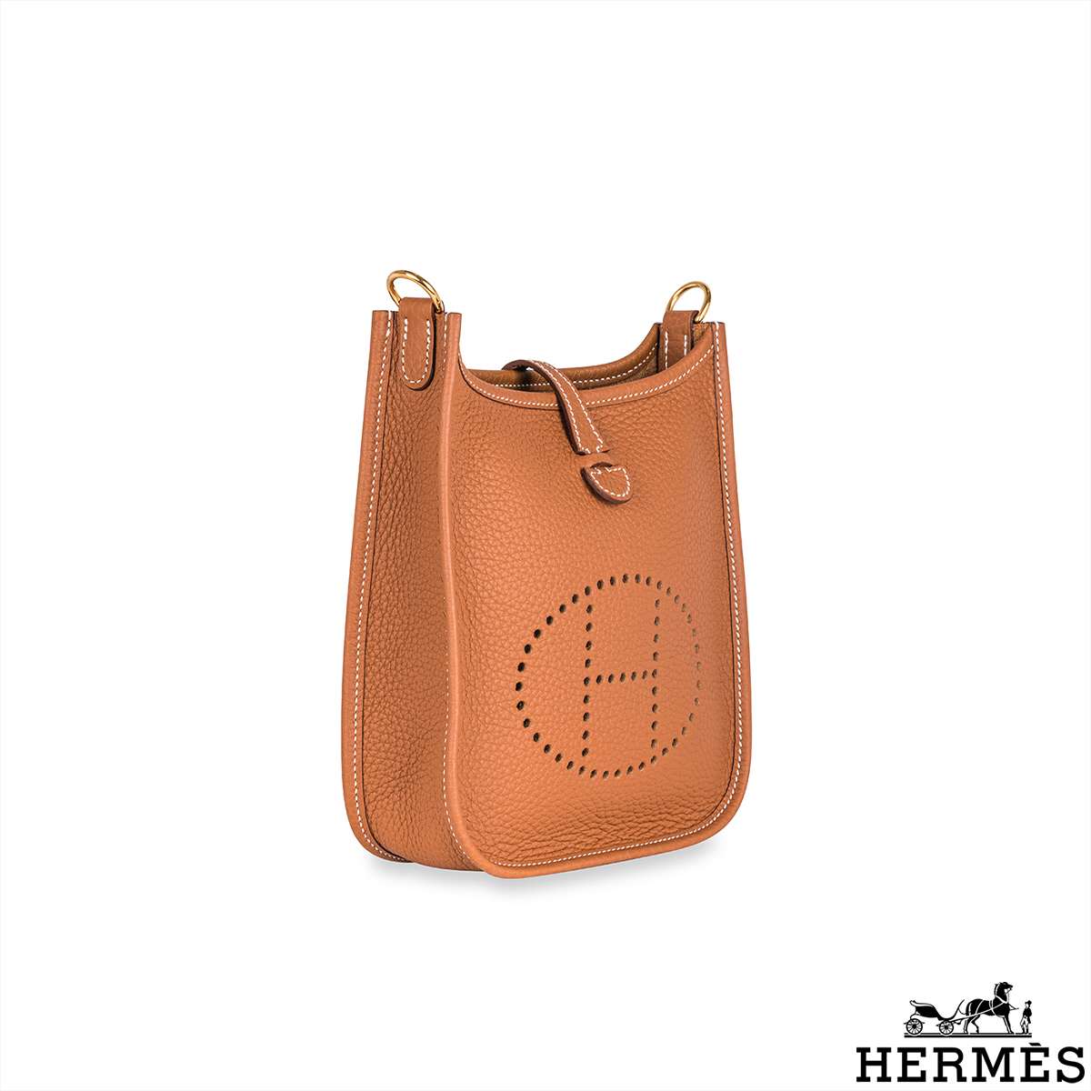 Hermes Evelyne III Taurillon Clemence PM Gold - US